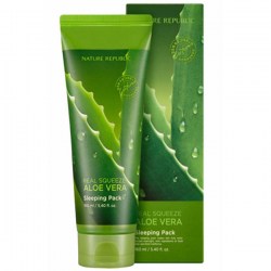 Купить маску для лица Nature Republic Real Squeeze Aloe Vera Sleeping Pack